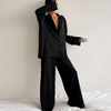 Kvinnors Satin Loungewear Set