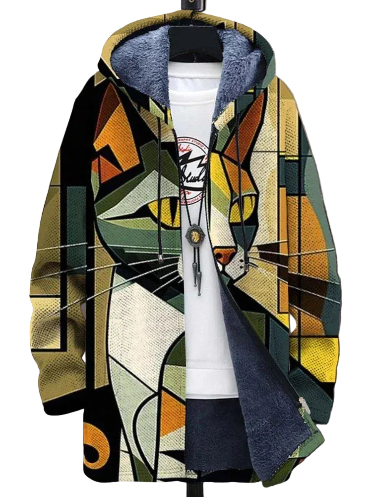 Retro Colorblock Väst för Män