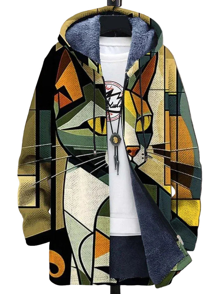 Retro Colorblock Väst för Män