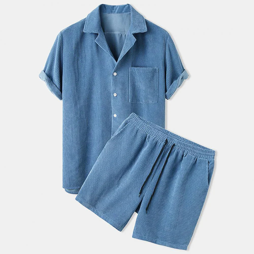 Breeze Set – Velour Shorts Set för Män