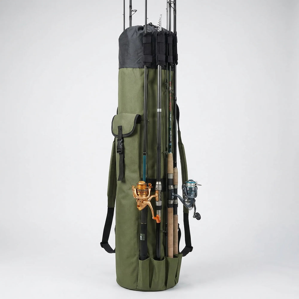 Anglerpak - Multi-Compartment Fishing Rod Carry Bag