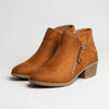 Blockhög Suede Ankelboot