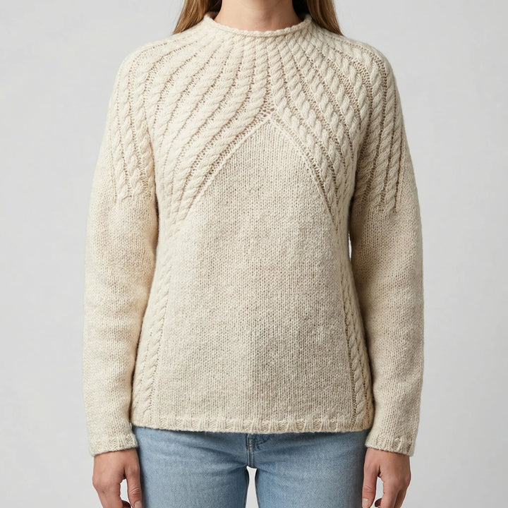 Aprella - Round Neck Pullover Sweater
