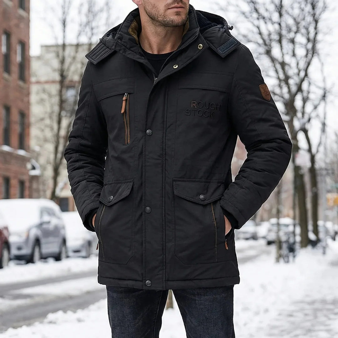 Arctovex - Fleece-Lined Hooded Winter Parka
