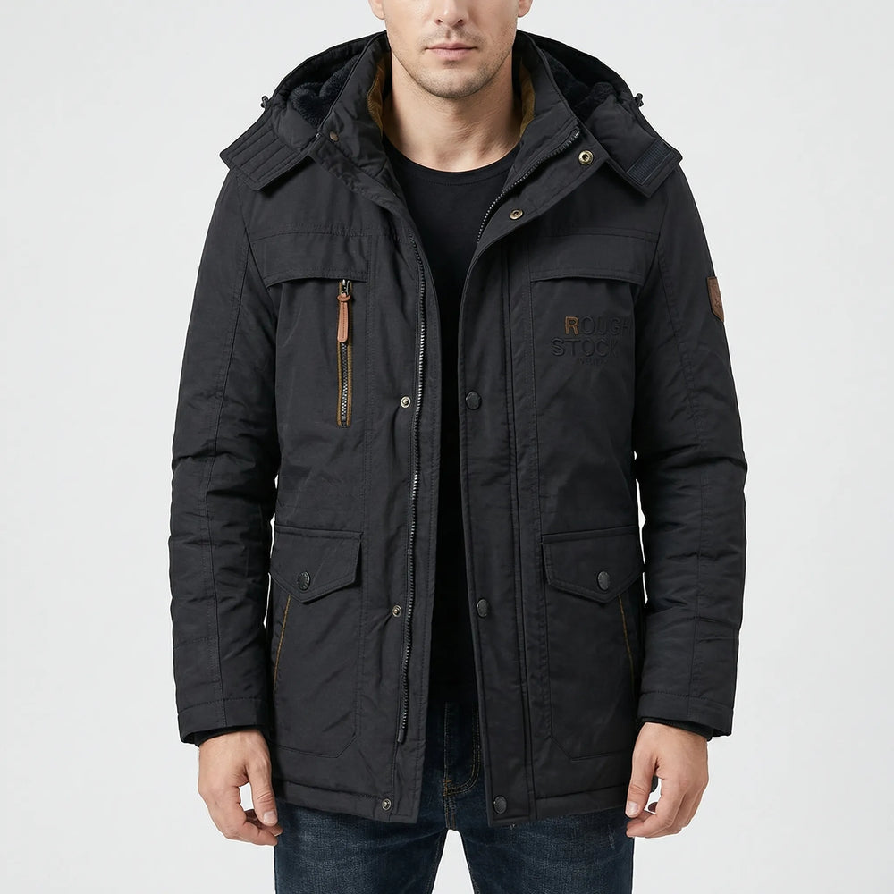 Arctovex - Fleece-Lined Hooded Winter Parka