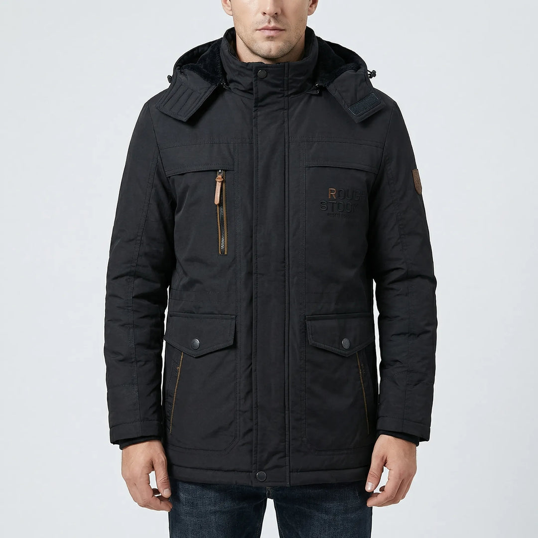 Arctovex - Fleece-Lined Hooded Winter Parka