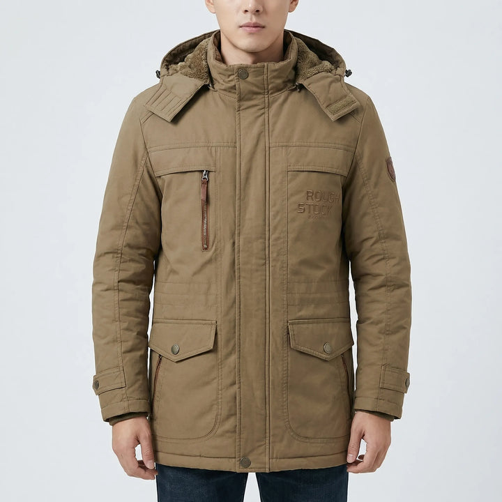 Arctovex - Fleece-Lined Hooded Winter Parka