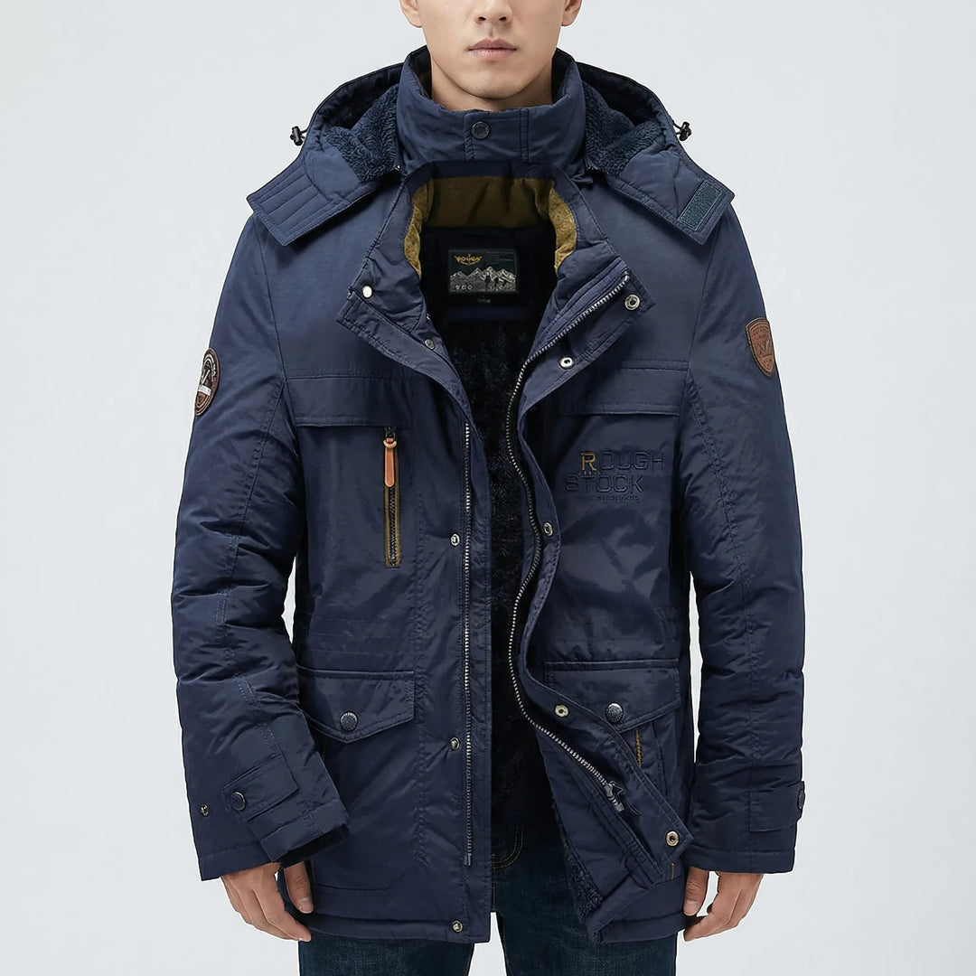 Arctovex - Fleece-Lined Hooded Winter Parka