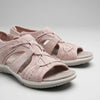 Slip-On Platta Rem Sandal för Kvinnor