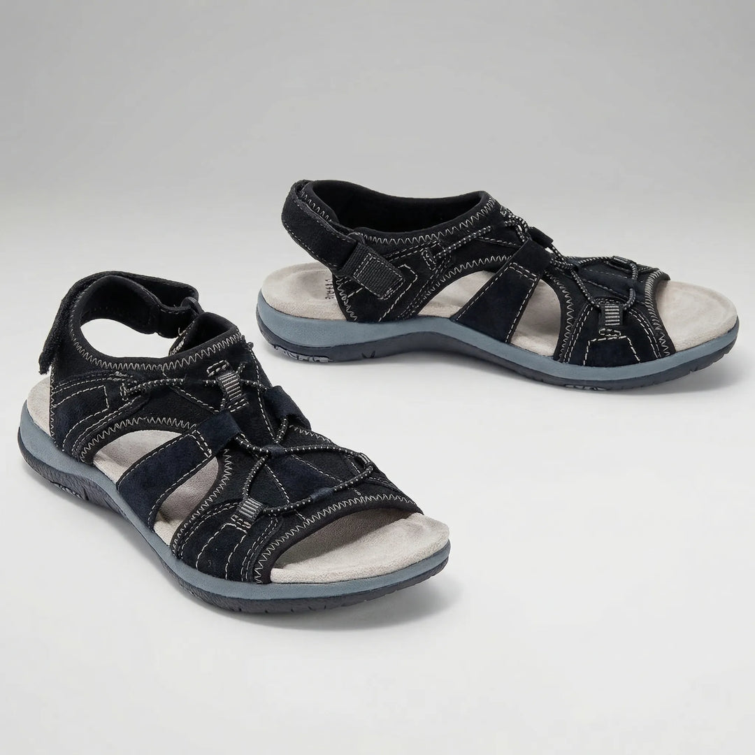 Beachway - Slip-On Flat Strap Sandal