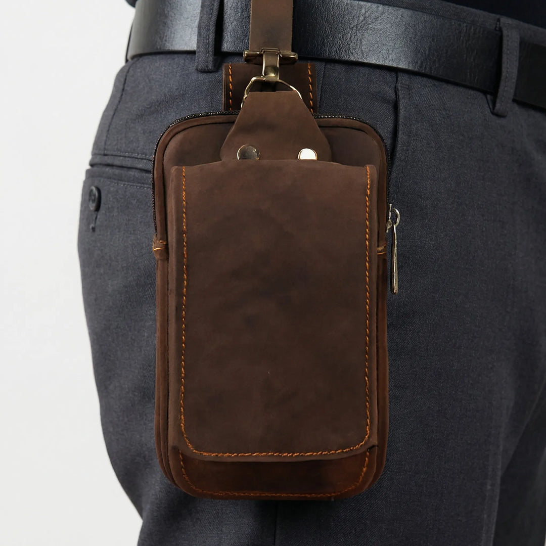 Beltavio - Compact Belt-Loop Hip Bag For Men
