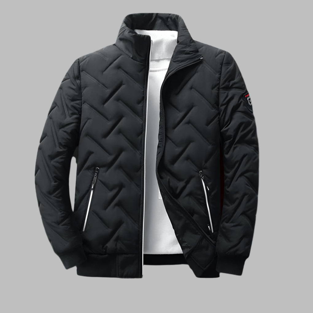 Full-Zip Vindjacka för Män