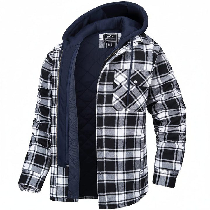 Mellan-säsong Hooded Jacka för Män