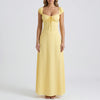 Empire Midja Flowy Maxi Klänning