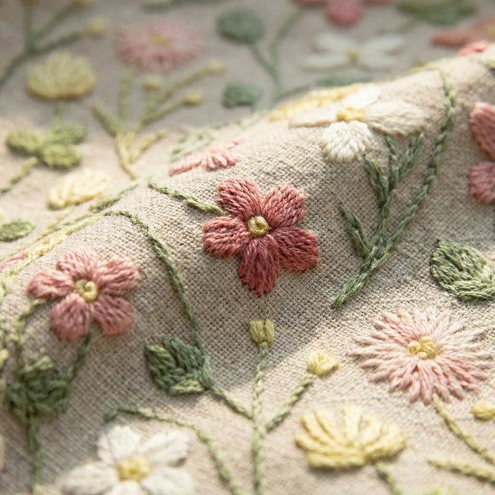Blosswen - Floral Print Relaxed Knit Sweater