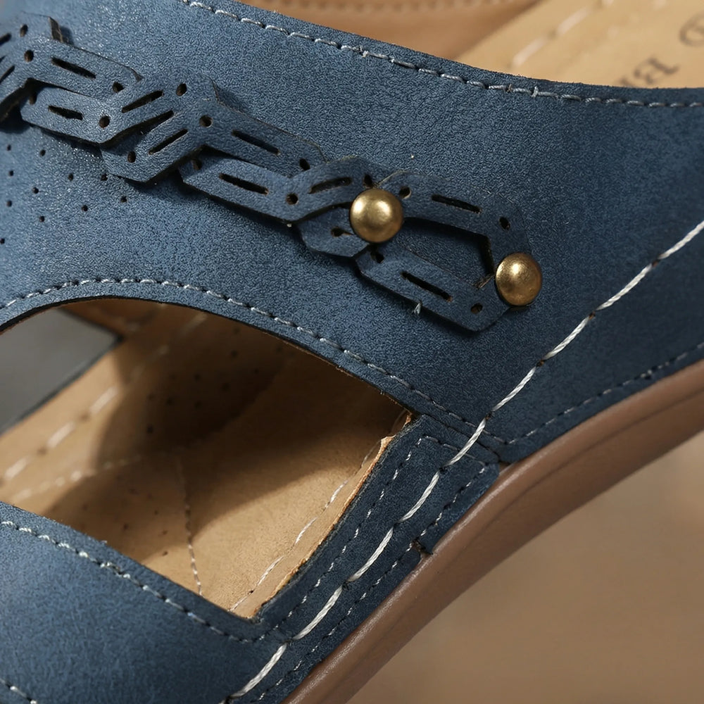 Boharva - Bohemian Wedge Slip-On Sandal