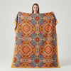 Reversibel Boho-Mönster Sängpläd