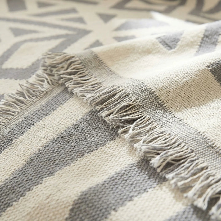 Bohovra - Bohemian Geometric Pattern Sofa Throw