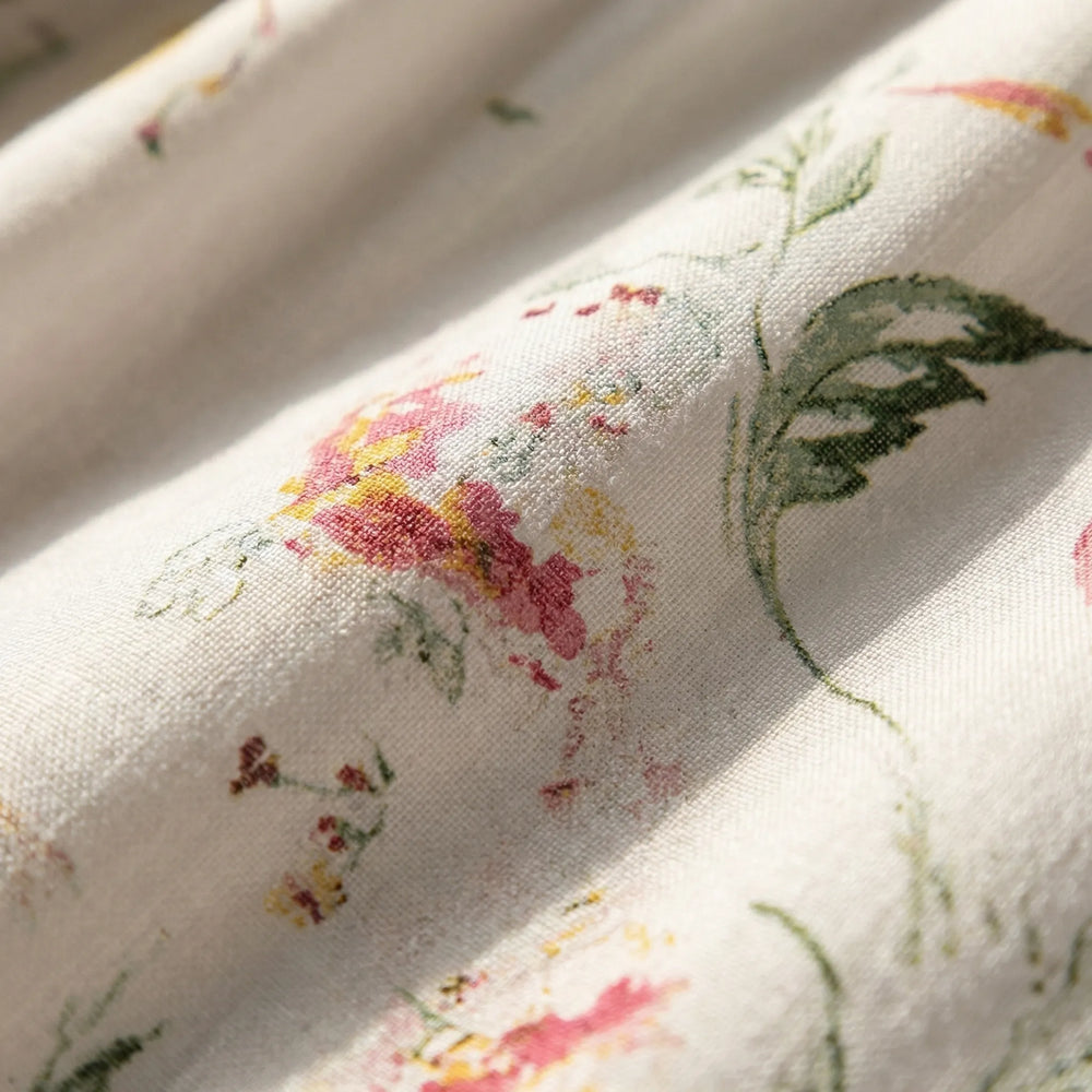 Bohvela - Floral Print Boho Maxi Dress