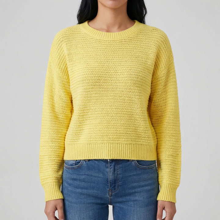 Bowvelle - Relaxed Fit Pullover With Back Bow Detail