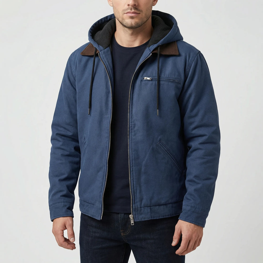 Brackford - Fleece-Lined Hooded Zip Jacket