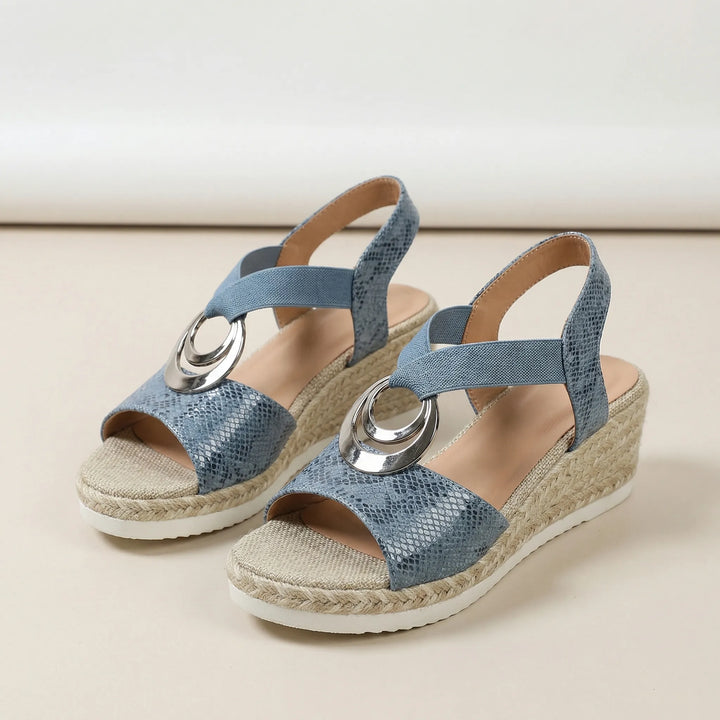 Breezella - Open-Toe Wedge Platform Sandal