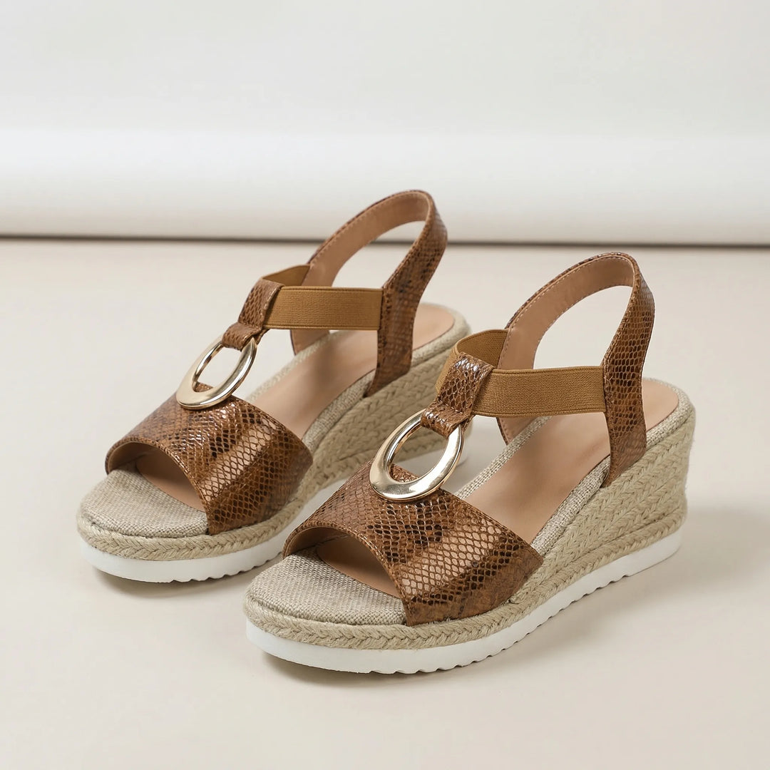 Breezella - Open-Toe Wedge Platform Sandal