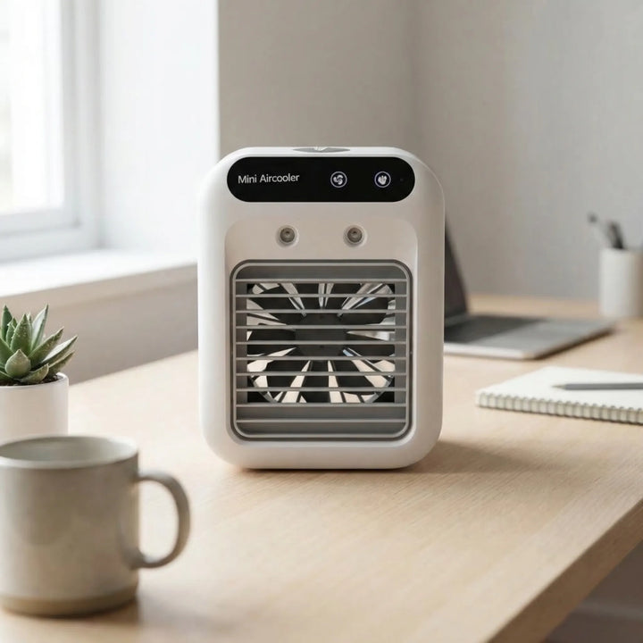 Breezon - Compact Tabletop Air Cooler With Diffuser