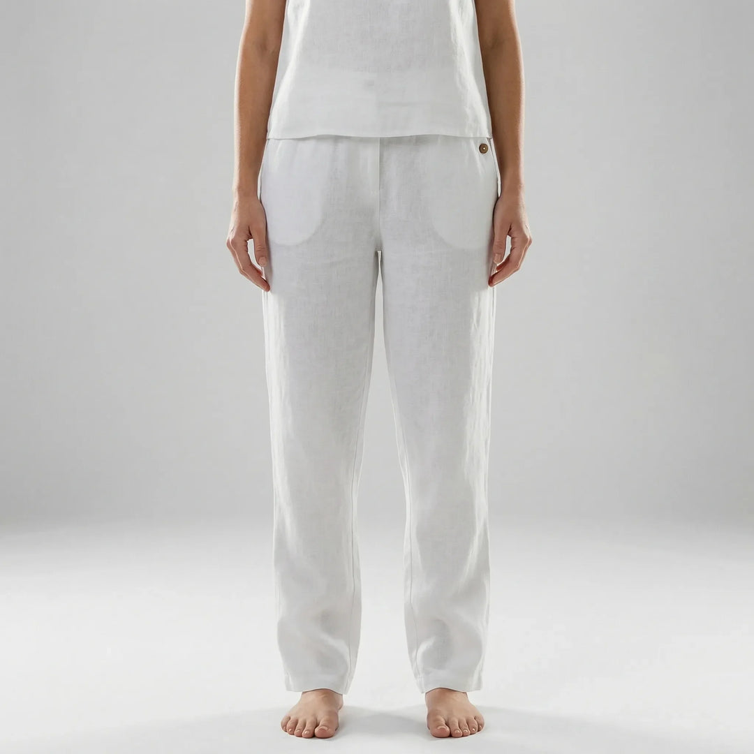 Brelova - Wide-Leg Relaxed Fit Pants
