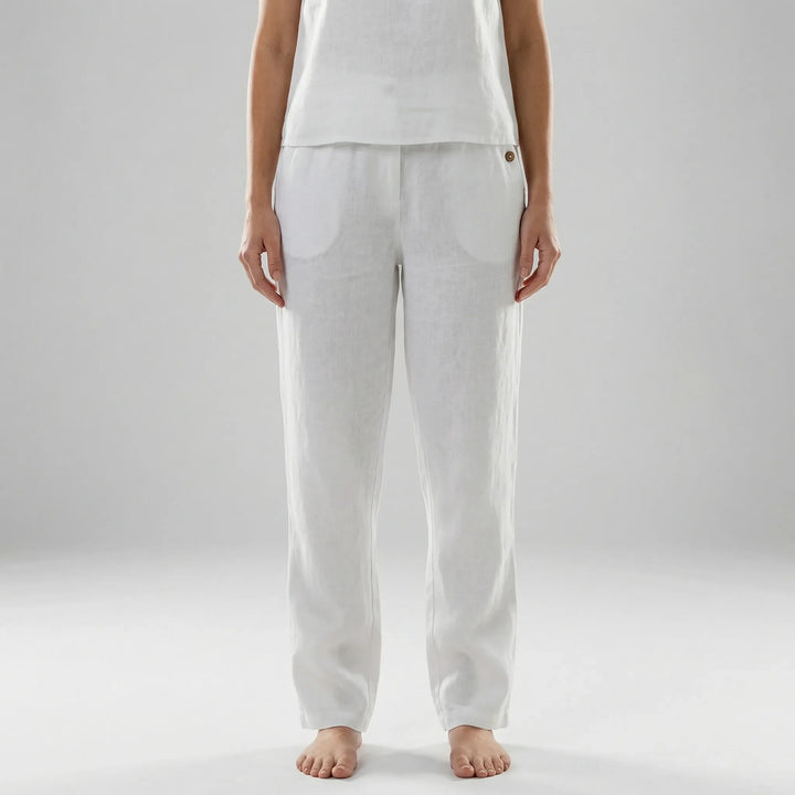 Brelova - Wide-Leg Relaxed Fit Pants