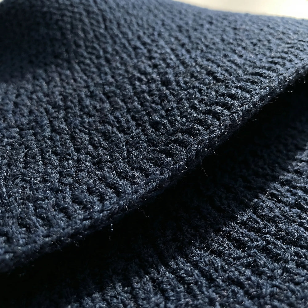Brevala - Wide-Brim Hollow-Knit Bucket Hat