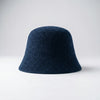 Bred-brim Hollow-Knit Bucket Hat
