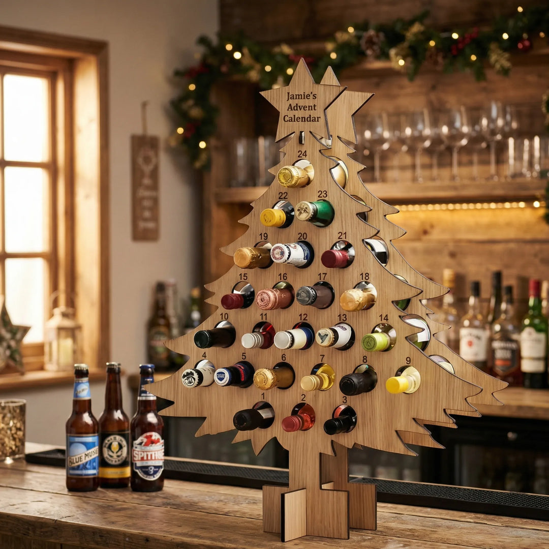 Brewnter - Christmas Tree Shaped Bottle Rack