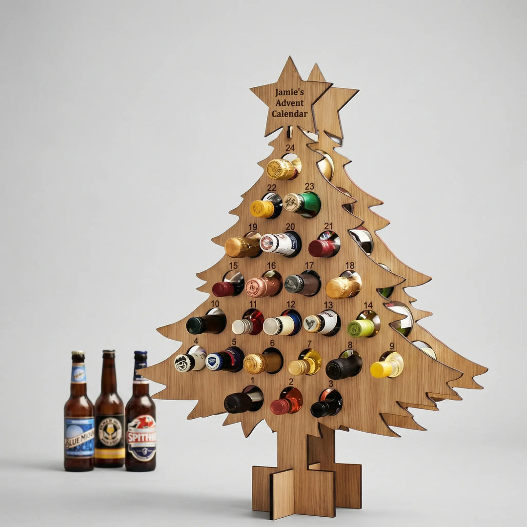 Brewnter - Christmas Tree Shaped Bottle Rack