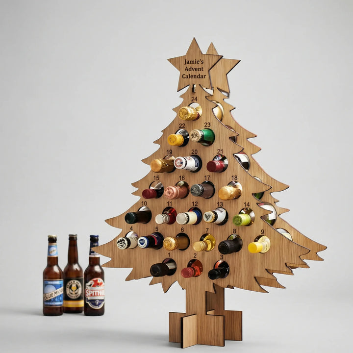 Brewnter - Christmas Tree Shaped Bottle Rack