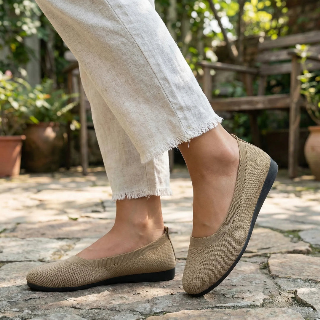 Brezafly - Slip-On Flat With Orthopedic Sole