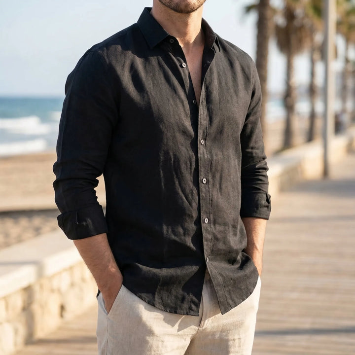 Brezavo - Classic Button-Down Long Sleeve Shirt