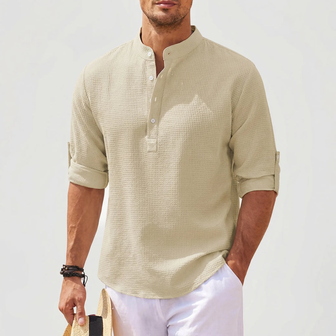 Brezlin - Tailored Button-Down Men's Casual Shirt