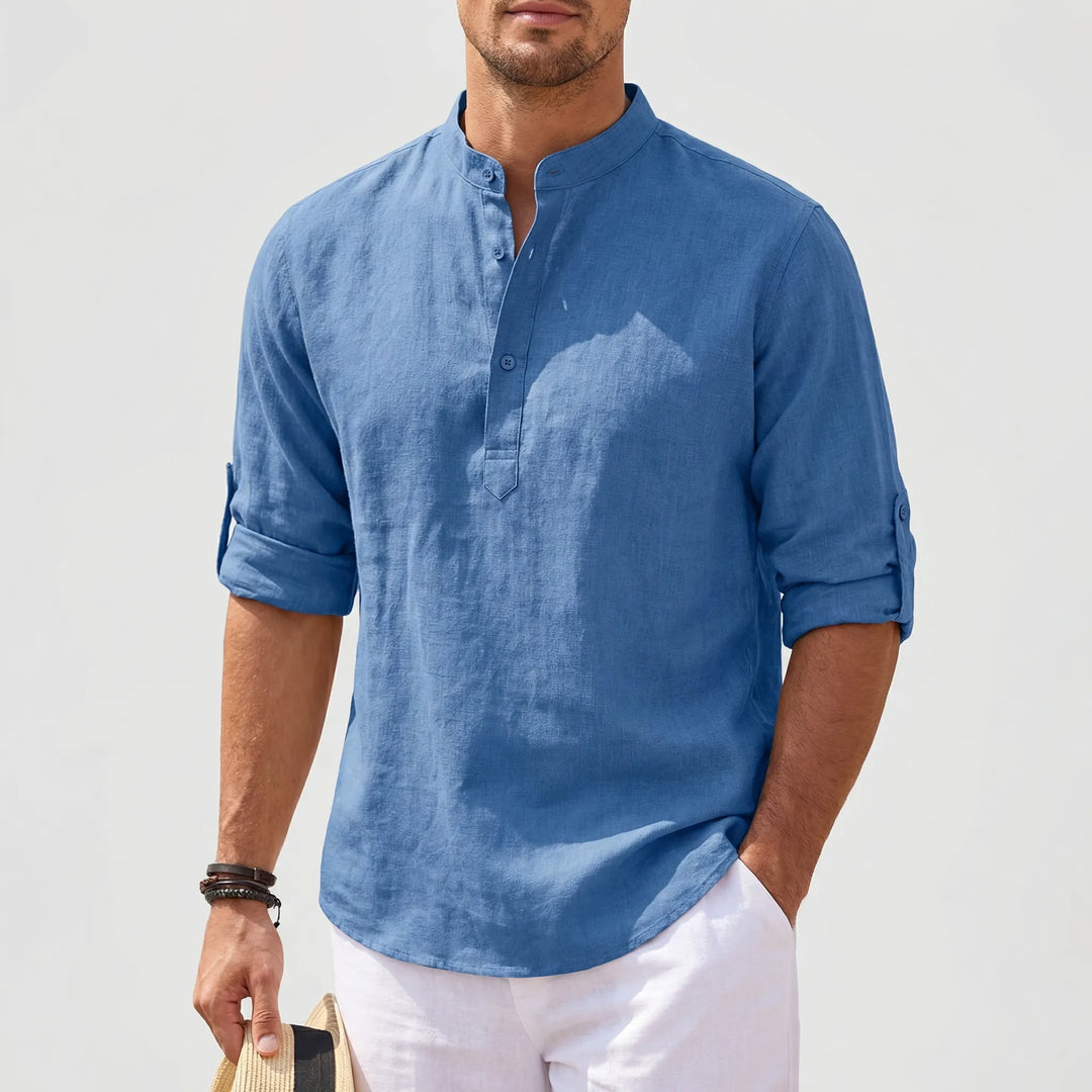 Brezlin - Tailored Button-Down Men's Casual Shirt