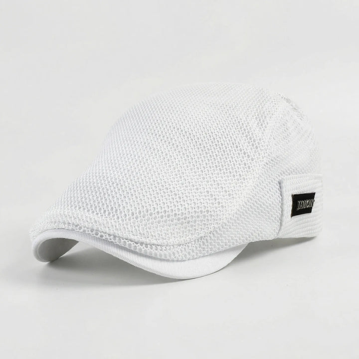 Brimow - Breathable Mesh Flat Cap For Men