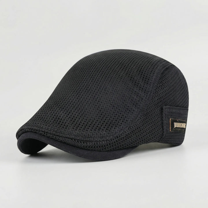 Brimow - Breathable Mesh Flat Cap For Men