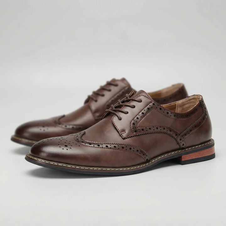 Brogvello - Classic Wingtip Brogue Oxford Shoe