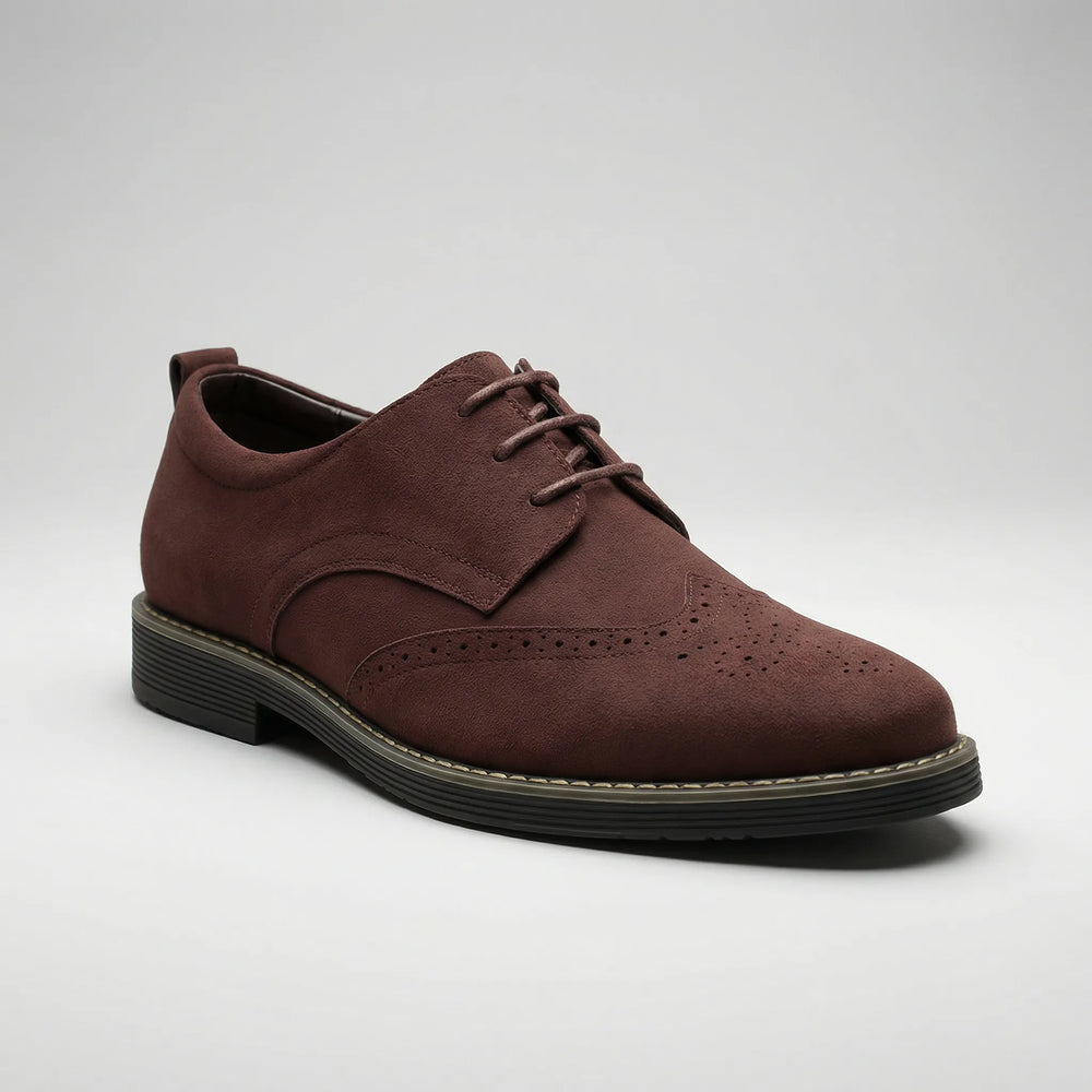 Broquell - Brogue Detail Lace-Up Oxford Shoe