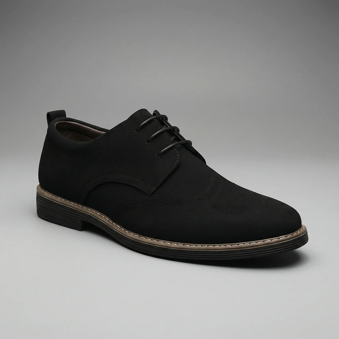 Broquell - Brogue Detail Lace-Up Oxford Shoe