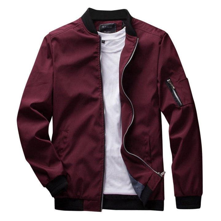 Lättvikts Zip-Up Jacka för Män
