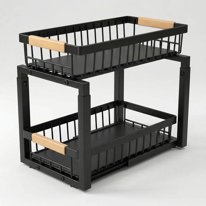 Cabinetix - 2-Tier Pull-Out Under-Sink Organizer