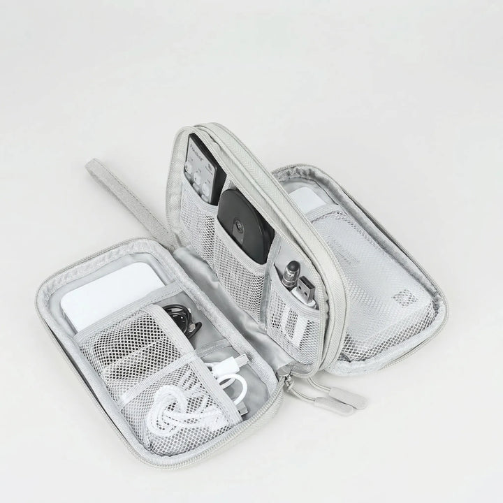 Cablivo - Double-Layer Travel Cable Organizer Pouch