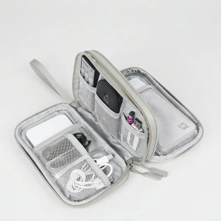 Cablivo - Double-Layer Travel Cable Organizer Pouch