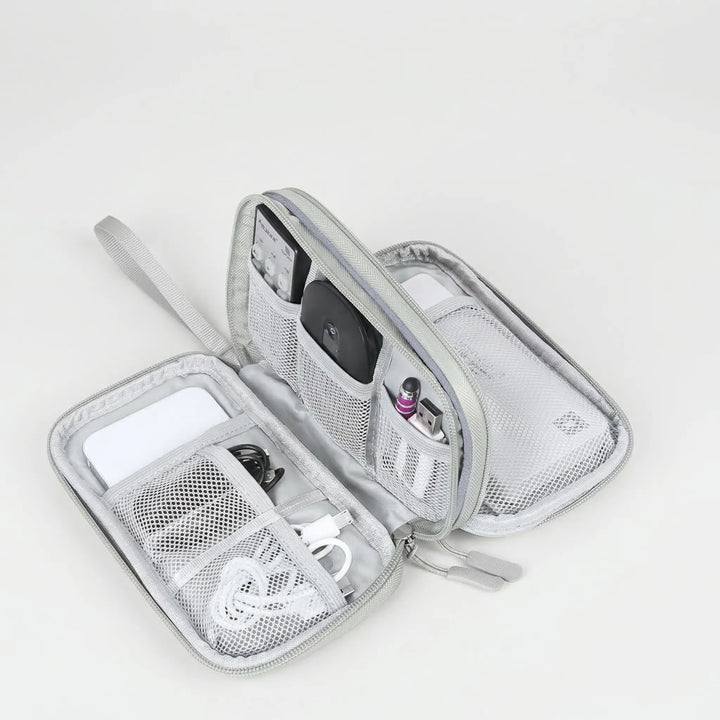 Cablivo - Double-Layer Travel Cable Organizer Pouch