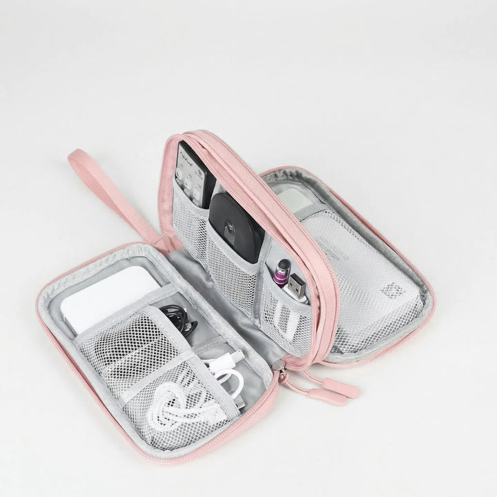Cablivo - Double-Layer Travel Cable Organizer Pouch